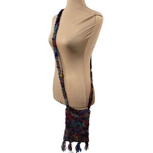 Lakhay's Collection Silk Crossbody Bag Purse Bright Colorful Boho Fun